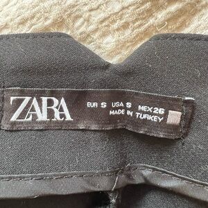Zara High waisted black pants
